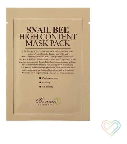 Benton - Snail Bee High Content Mask