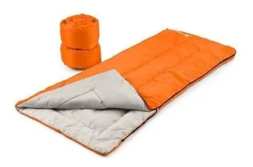 Sleeping Bag Bolsa Para Dormir Con Capucha Naranaja