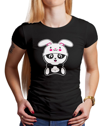 Polo Dama Panda Conejo (d0052 Boleto.store)