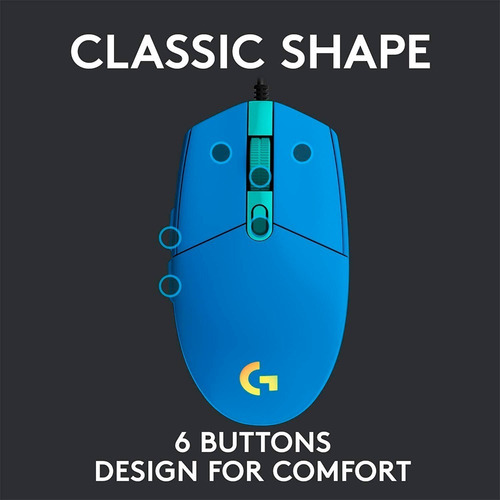 Mouse Gamer Logitech G203 Rgb Lightsync