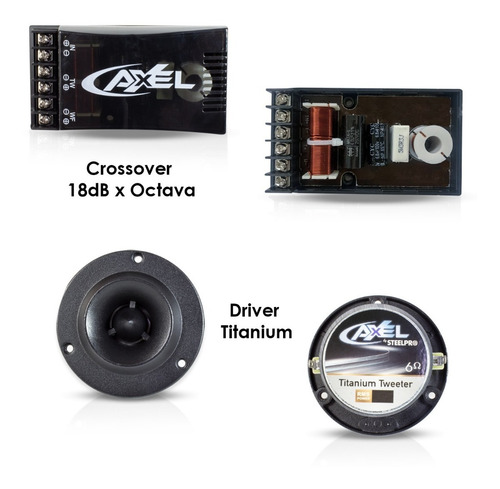 Imagen 3 de 3 de Set Medios Open Show Pro Audio 6.5 Axel Premium By Steelpro