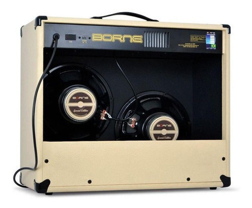 Amplificador Borne Vorax 2100 2x10 100w Gs100 Palha Potência de saída RMS 100 W 127/220V