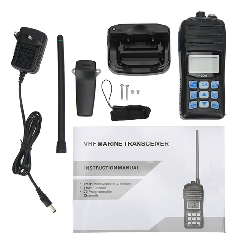 Radio Vhf Flotante, Walkie-talkie, Portátil, Ip67