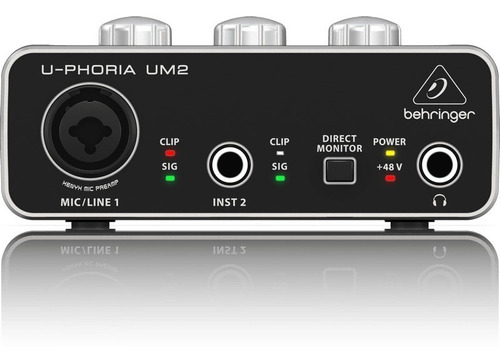 Placa De Audio Behringer Um2 Audio Interface Usb 