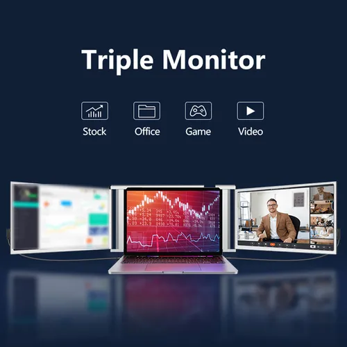 Monitor Fhd Para Portátil De 14 Pulgadas, Pantallas De Expan