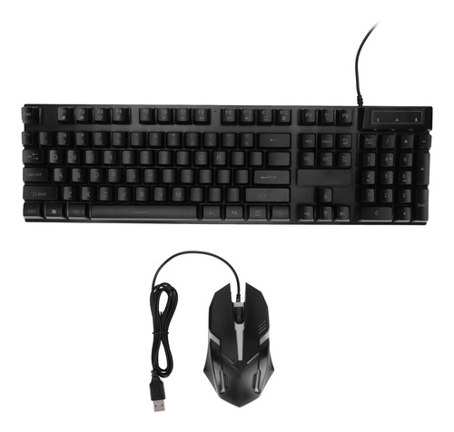 Combo De Teclado E Mouse Para Jogos De 104 Teclas Retroilumi
