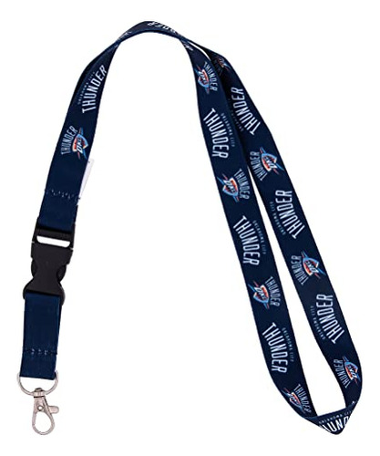 Oklahoma City Thunder Lanyard Keychain Detachable Nba B...