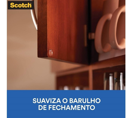 Imagem 3 de 7 de Kit 3 Protetor Anti Impacto 3m Scotch Redondo Extra Pequeno