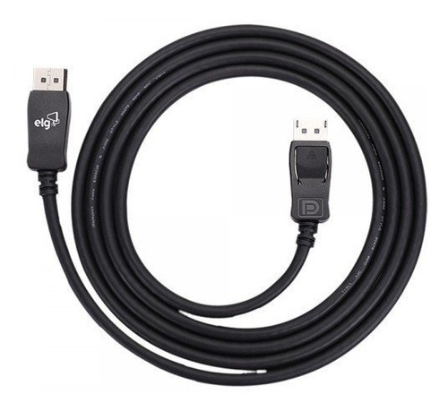Imagem 3 de 3 de Cabo Displayport 8k 1.4v Uhdtv 2 Metros 240hz ELG