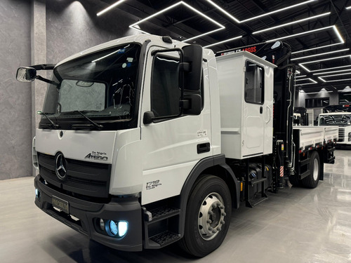 Mb Atego 1719 4x2 Guindaste Munck Argos 20t Cabine 6 Pessoas