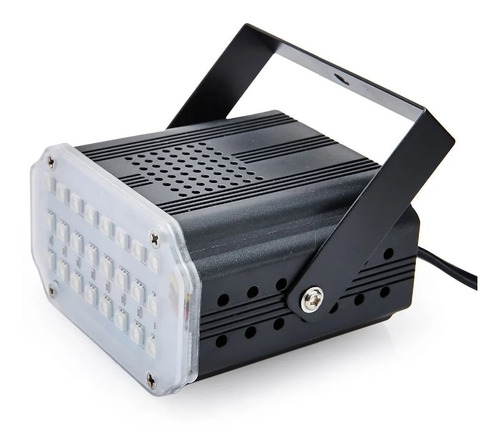 Flash Led Audiorítmico 10w Rgb Strobe Luces Dj Boliche Fiest