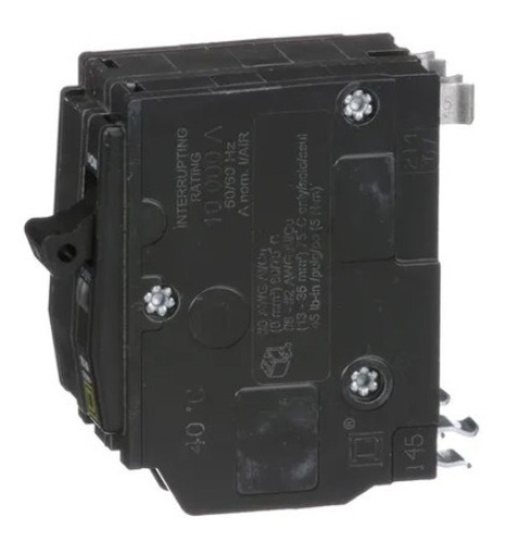 Imagen 6 de 9 de Pastilla Interruptor Termomagnético Qo250 2polo50a Schneider