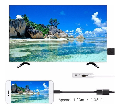 2 En 1 1080p Usb Hembra A Hdmi Macho Hdtv Cable Adaptador Ca