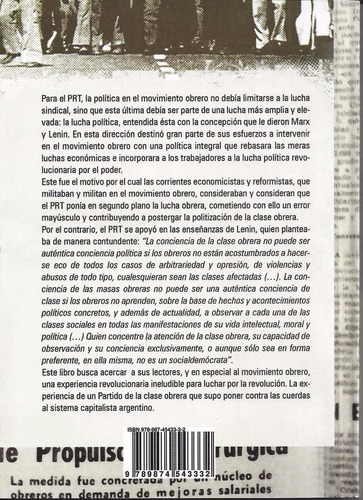 Un Partido De La Clase Obrera Prt Erp Stavale Y De Santis A5