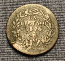 Comprar Moneda Un Centavo 1874, República Mexicana. En Cobre.