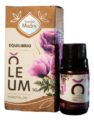Aceite Esencial Oleum Equilibrio Sagrada Madre 10ml
