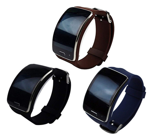 Paquete De 3 Correas Compatibles Con Galaxy Gear S Sm-r750 S