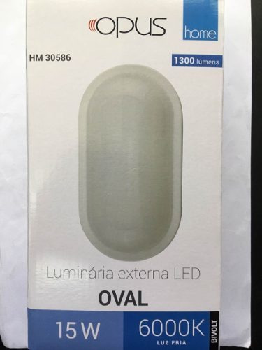 Luminária Opus Oval 110V/220V