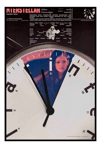 Cuadro Poster Premium 33x48cm Reloj Nolan