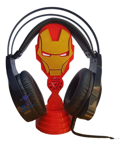 Soporte Gamer Ironman Auriculares. Impreso En 3d