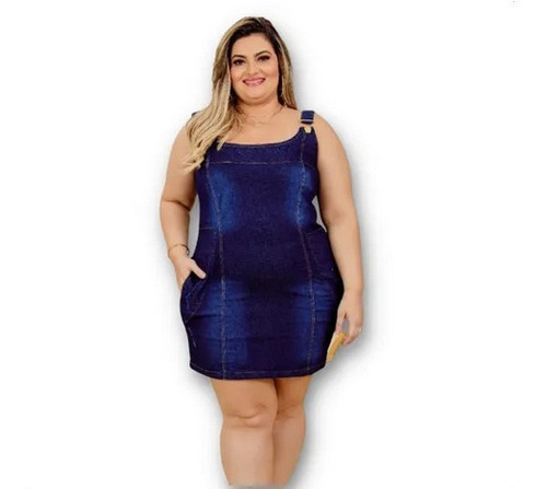 Vestido Plus Size Jeans 