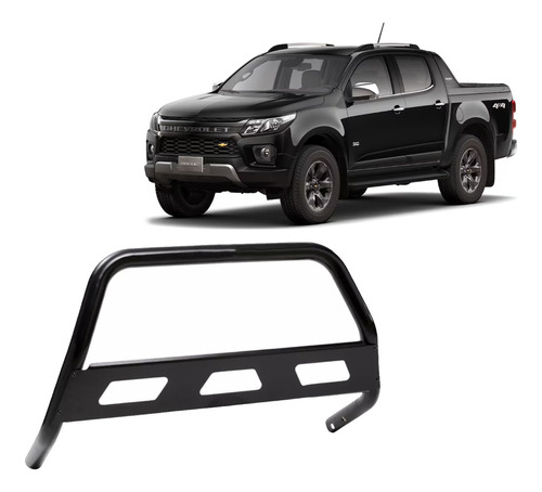 Defensa Negra Chevrolet S10 2021+