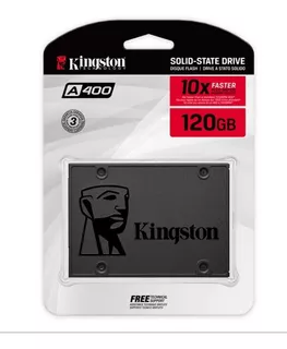 Disco Solido Interno Kingston 120gb A400 Ssd Sa400s37/120g Cor Preto