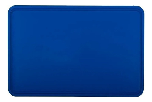 Tabla De Picar Grande De Corte 60x40x1,3 Profesional Azul