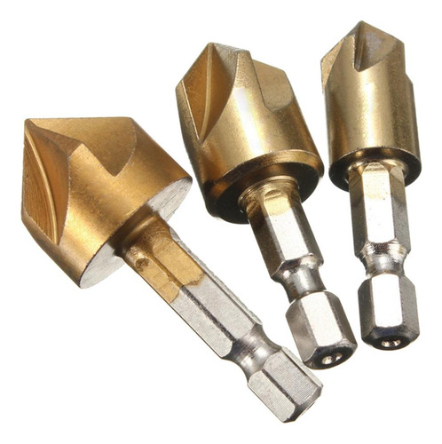 Broca De Taladro Para Avellanado De 12 Mm 16 Mm 19 Mm