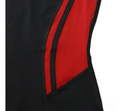 Imagen 4 de 8 de Traje De Baño Dama Impress Jammer Espalda Cuadrada Neg/roj