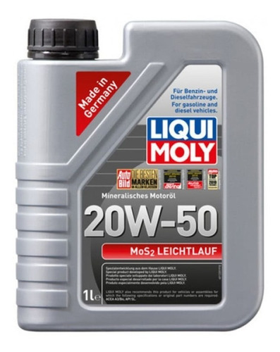 Aceite De Motor 20w50 Mineral Mos2 Low-viscosity 1l Lm1220