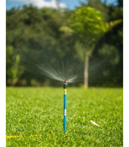Kit 6 Aspersor Bailarina Para Irrigação Com Haste 50cm