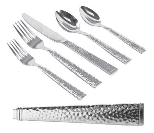 Set De Cubiertos Prato 20pc - Gibson - 105921.20 Color Plateado