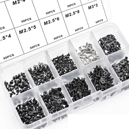 // Kit De Tornillos For Portátiles M2, M2.5, M3 For Lenovo