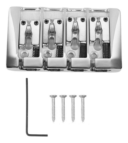 Puente De Bajo Eléctrico De 4 Cuerdas En Forma De L De Metal