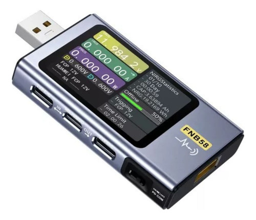 Tester Usb Voltimetro Amperimetro Display Qc/pd