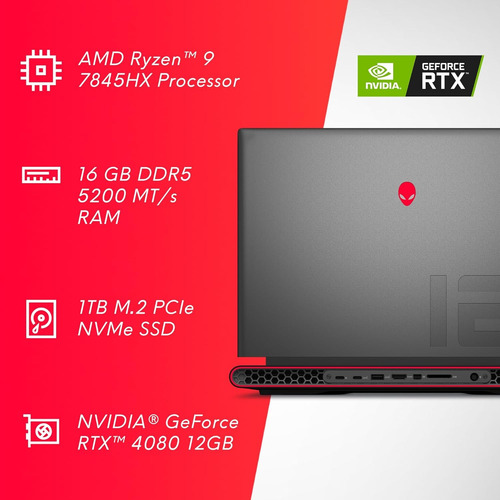 Notebook Dell Alienware M16 Ryzen 9 Ddr5 1tb Ssd Rtx4080