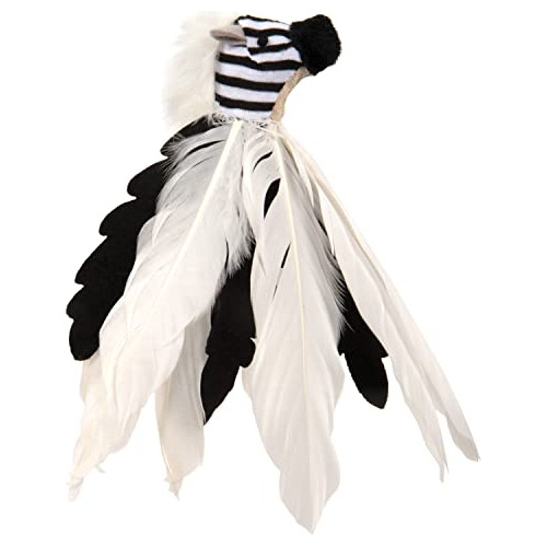 Smartykat Instincts Happynip Zingy Zebra Feathered Toss & Ch