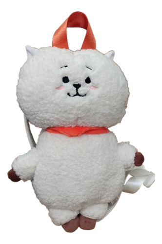 Peluche Bt21 Rj Mochila Bts Jin 40cm K Pop Blanco