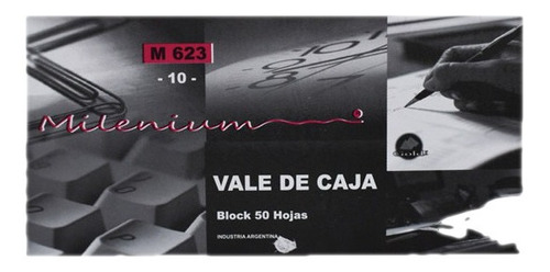 Vale De Caja M623 Milenium Block 50 Hojas