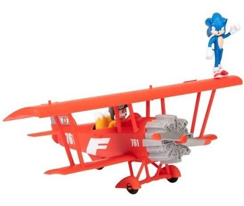 Imagen 2 de 5 de Sonic The Hedgehog 2. Avión Tornado + Sonic + Tails Original