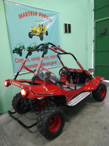 Míni Buggy Cross Dakar Vermelho Completo Top De Linha !