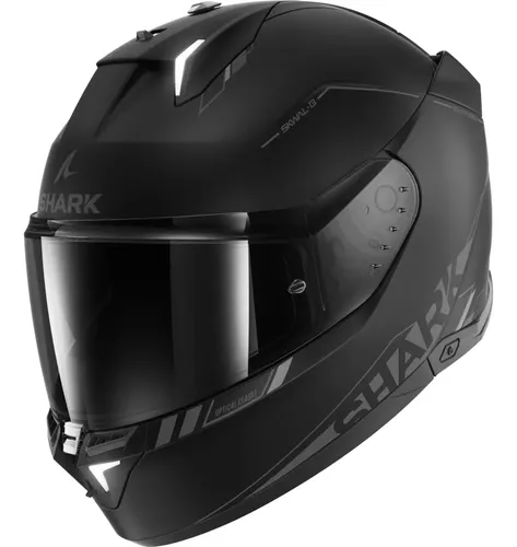 CASCO SHARK DRAK CROWER NEGRO MATE