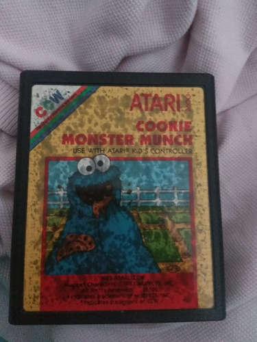 Cookie Monster Munch Atari Kids 2600