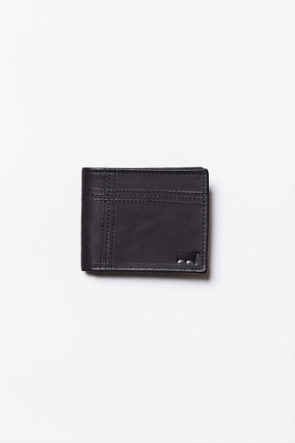 Accesorio Levi\'s Hombre Stiching Leather Wallet Black Color Negro