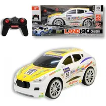 Comprar Auto Tipo Rally Con Control Juguete Rc 1\u002F16 Escala Color Blanco