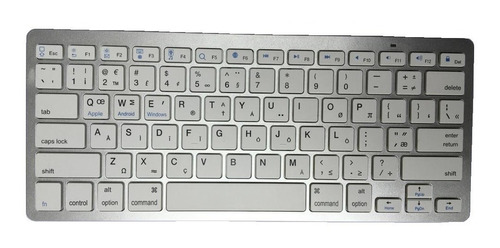 Teclado Bluetooth P/ iPhone iMac iPad Macbook Pc Tablet