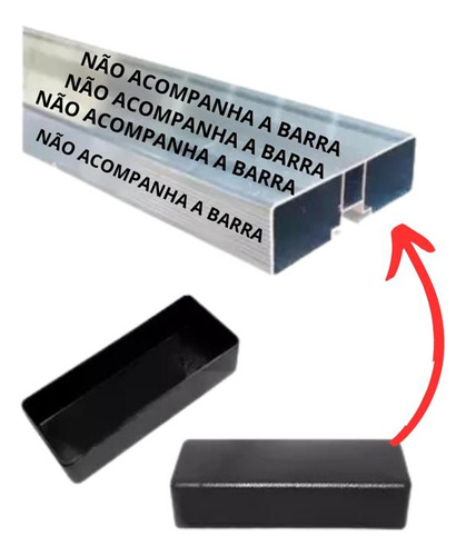 6 Tampa Protetora Barra Lateral Caminhão Carreta 100 X 30mm