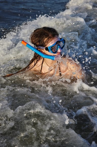 Snorkel Aqua-zone Adulto Rojo