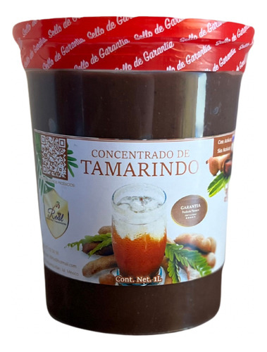 Concentrado De Tamarindo Con Azúcar.fruta 100% Natural. 1 L